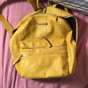 yellow steve madden backpack